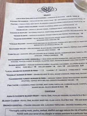 Menu photo 8 Kingsley Tavern Kent, CT Menu photo 8 Kingsley Tavern Kent, CT