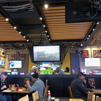 Buffalo Wild Wings - A look at the bar and some of the TV sets. - Sports Bars Near Me - Morris, Illinois
