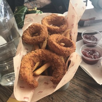 Bareburger - Cobble Hill - Onion Rings and Fries - Burgers Near Me - Brooklyn, New York Bareburger - Cobble Hill - Onion Rings and Fries - Burgers Near Me - Brooklyn, New York