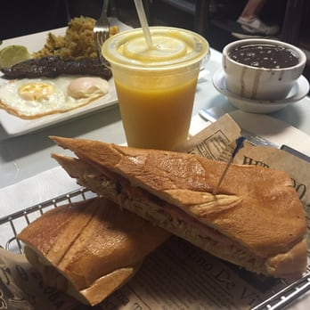 La Isla Restaurant - El Cubano and Batido de Mango - Cuban Near Me - Hoboken, New Jersey