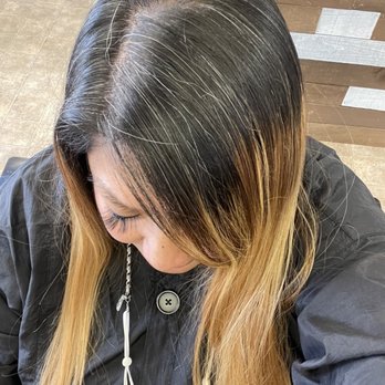 Shear Paradise Salon - Growing roots & grey hair - Hair Salons Near Me - Torrance, California Shear Paradise Salon - Growing roots & grey hair - Hair Salons Near Me - Torrance, California