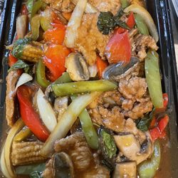 China Taste - Thani Basil Beef (mild) - there was so much food I had four helpings from this one order!