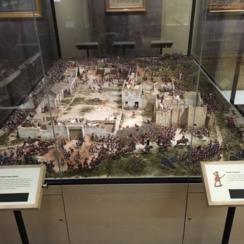 Briscoe Western Art Museum - Diorama of the Siege of the Alamo. - Art Museums Near Me - San Antonio, Texas