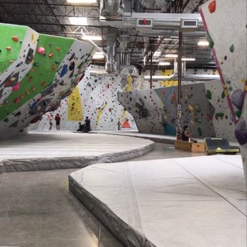 The Pad Climbing Henderson - A view of the back walls of the gym. - Gyms Near Me - Henderson, Nevada