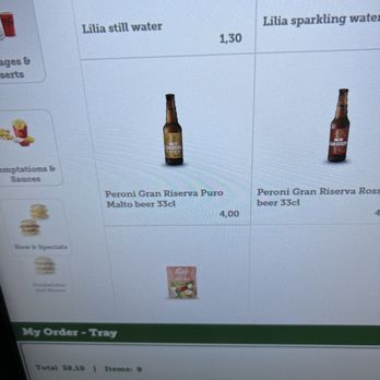 McDonald's - Beer menu! - Fast Food Near Me - Rome, RM McDonald's - Beer menu! - Fast Food Near Me - Rome, RM