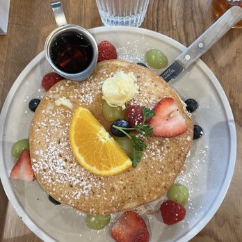 Sunny Side Breakfast - Lemon ricotta pancakes- so good! - Breakfast & Brunch Near Me - Sacramento, California