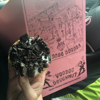 Voodoo Doughnut - Oreo cookie donut. Yummm - Donuts Near Me - Denver, Colorado Voodoo Doughnut - Oreo cookie donut. Yummm - Donuts Near Me - Denver, Colorado
