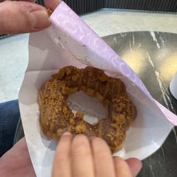 Chocolate biscoff donut