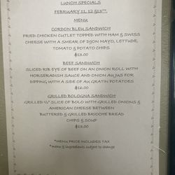 Robert's Roadhouse  - Specials Wednesday Thursday Friday