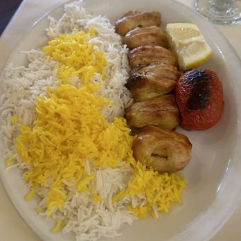 Shalizaar - Joojeh Chunks of boneless, marinated chicken thighs - Persian/Iranian Near Me - Belmont, California Shalizaar - Joojeh Chunks of boneless, marinated chicken thighs - Persian/Iranian Near Me - Belmont, California