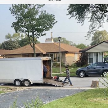 Contour Landscaping - Blocking the driveway of someone whom you don't landscape for despite multiple requests to stop doing that - Landscaping Near Me - Skokie, Illinois