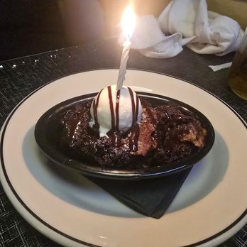 Lucille's Smokehouse Bar-B-Que - Desert for the birthday boy! I remember seeing this on the menu, but forget what its called. I believe its a mix between a brownie and cake. - Barbeque Near Me - Rocklin, California Lucille's Smokehouse Bar-B-Que - Desert for the birthday boy! I remember seeing this on the menu, but forget what its called. I believe its a mix between a brownie and cake. - Barbeque Near Me - Rocklin, California