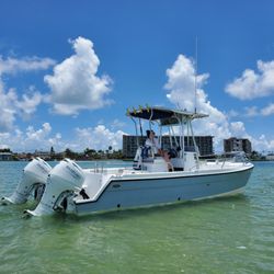 Florida Aqua Tribe - The Manta, our beautiful and smooth riding Catamaran anchored on John's Pass sandbar.