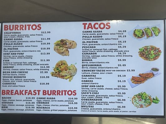 Menu photo 6 Saco’s Tacos San Diego, CA Menu photo 6 Saco’s Tacos San Diego, CA