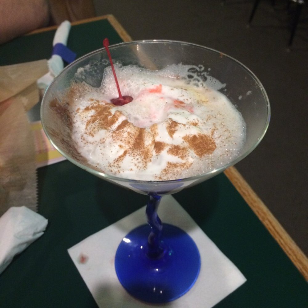 The Brick Wall Pub & Grill - Some sort of creamy Brandy drink... With ice cream...super yummy - American Near Me - Adrian, Michigan