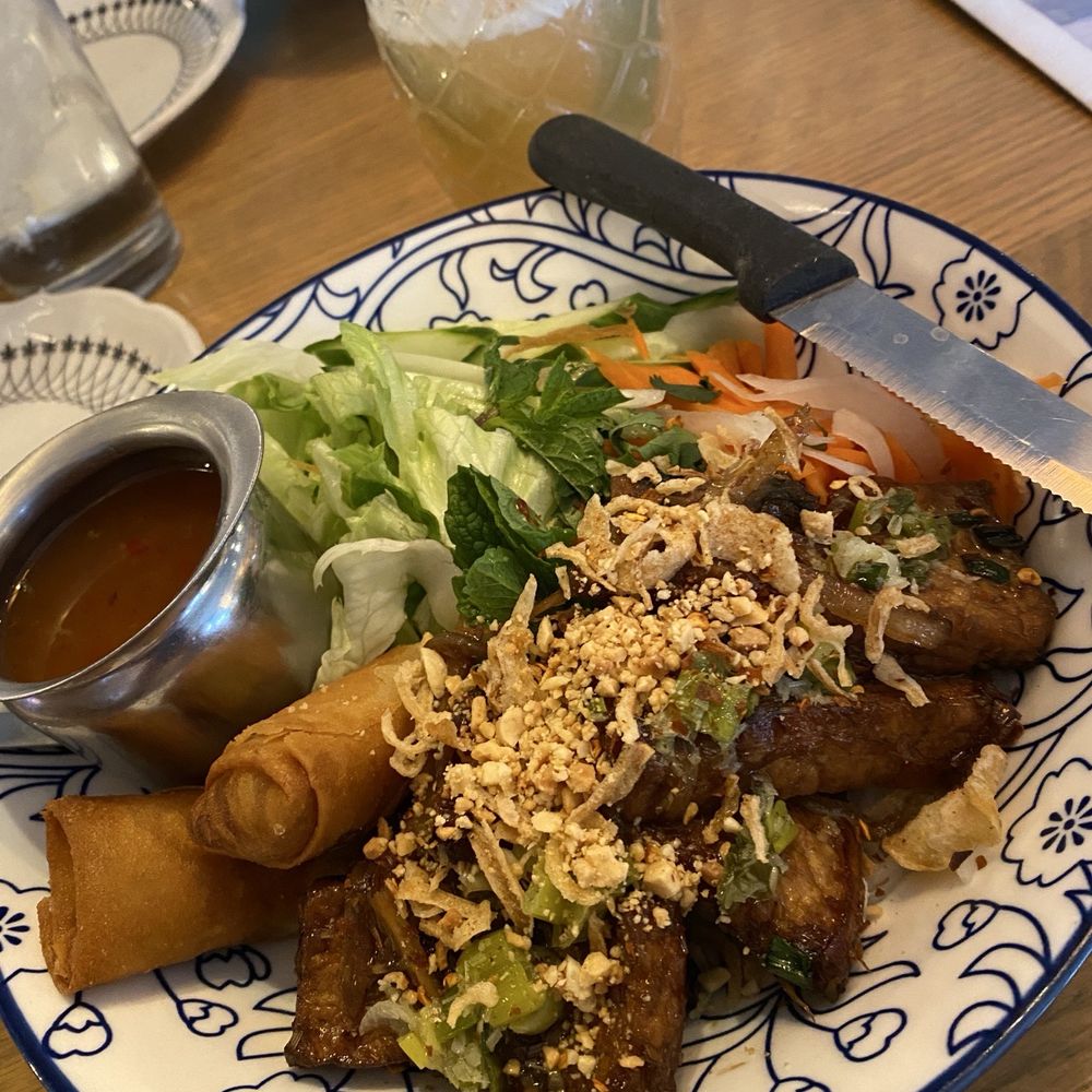 Miss Phay Cafe - Vermicelli noodles with ginger tofu - Asian Fusion Near Me - Davenport, Iowa Miss Phay Cafe - Vermicelli noodles with ginger tofu - Asian Fusion Near Me - Davenport, Iowa