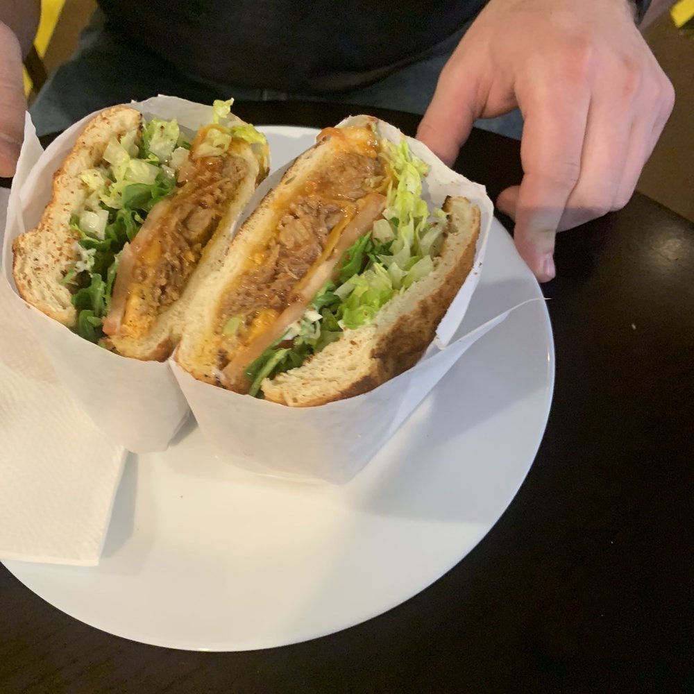 Sutter Street Cafe - 11. Niman Ranch Pulled Pork Sandwich - Cafes Near Me - San Francisco, California Sutter Street Cafe - 11. Niman Ranch Pulled Pork Sandwich - Cafes Near Me - San Francisco, California