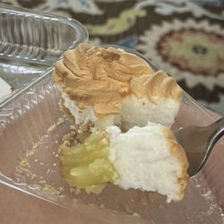Piefection - Enjoying my slice of lemon meringue pie!