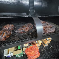 Real wood fired Brisket.