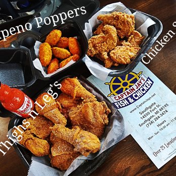 Captain Jay's Fish & Chicken - two trays of fried chicken - Soul Food Near Me - Southgate, Michigan Captain Jay's Fish & Chicken - two trays of fried chicken - Soul Food Near Me - Southgate, Michigan