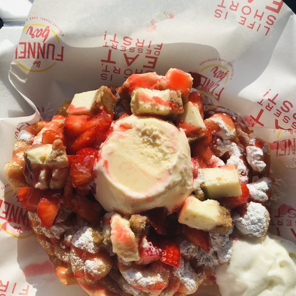 The Funnel Bar - Strawberry Cheesecake - Desserts Near Me - Houston, Texas