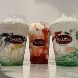 Left to right: Summer Delight, Strawberry Yonami, and Fruit Addict