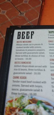 Menu photo 2 Senor Tequila - Summerville Summerville, SC
