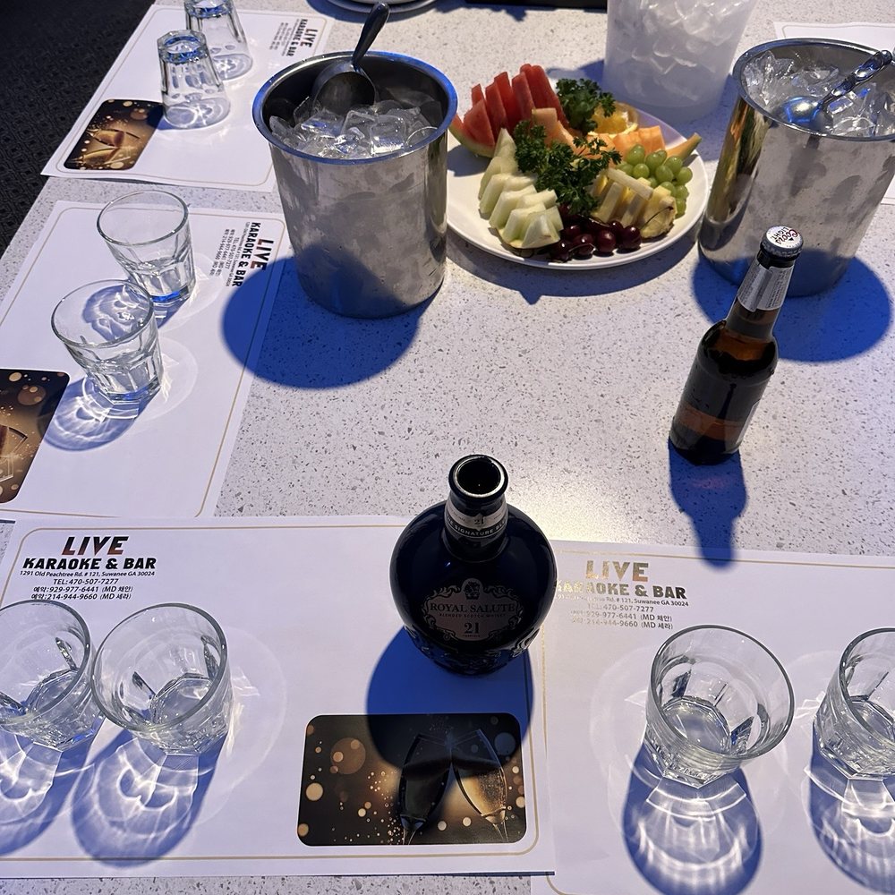 Live Karaoke & Bar - a table set for a party - Karaoke Near Me - Suwanee, Georgia