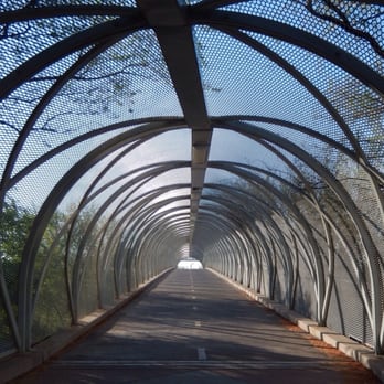 Rattlesnake Bridge - Inside of the bridge - Public Art Near Me - Tucson, Arizona