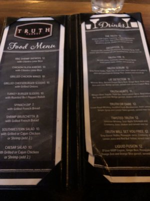 Menu photo 6 Truth Lounge Milwaukee, WI