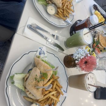 Sweet Maple - This is their chicken sandwich with French fries. - Breakfast & Brunch Near Me - Cupertino, California