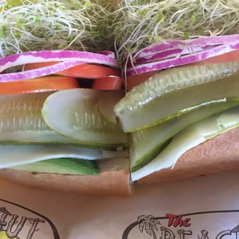 Beach Hut Deli - This is the California veggie, medium no mayo! - Sandwiches Near Me - Gold River, California Beach Hut Deli - This is the California veggie, medium no mayo! - Sandwiches Near Me - Gold River, California
