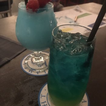 Lamplight Lounge - Open ocean (left) and Neverland tea (right) - New American Near Me - Anaheim, California Lamplight Lounge - Open ocean (left) and Neverland tea (right) - New American Near Me - Anaheim, California