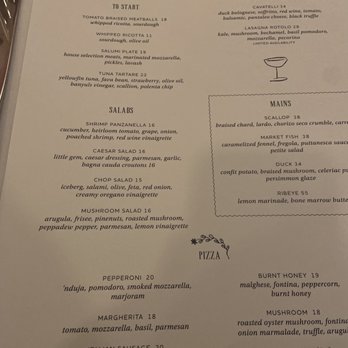 Sassetta - Menu - Italian Near Me - Dallas, Texas Sassetta - Menu - Italian Near Me - Dallas, Texas