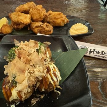 HINODEYA Ramen Union Square - Takoyaki and chicken karaage! - Ramen Near Me - San Francisco, California