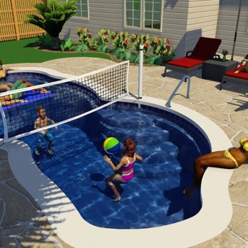 Sago's Landscaping - 3D Fiberglass Pool Rendering - Landscaping Near Me Sago's Landscaping - 3D Fiberglass Pool Rendering - Landscaping Near Me