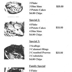 Jim & Sophie's Fish & Chips - Specials