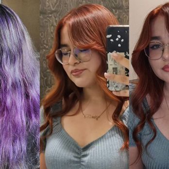 Stephanie Medina - From faded purple/teal to an even copper - Hair Salons Near Me - El Segundo, California Stephanie Medina - From faded purple/teal to an even copper - Hair Salons Near Me - El Segundo, California