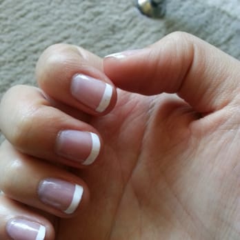 Expo Beauty Institute - After one night of wear. Right hand not as clean as left hand, slight streaks and messiness. - Cosmetology Schools Near Me - Seattle, Washington Expo Beauty Institute - After one night of wear. Right hand not as clean as left hand, slight streaks and messiness. - Cosmetology Schools Near Me - Seattle, Washington