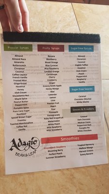 Menu photo 5 Adagio Bean & Leaf Sequim, WA Menu photo 5 Adagio Bean & Leaf Sequim, WA
