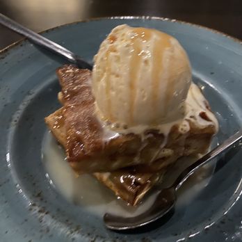 Southern Social - Bourbon Peach Bread pudding! - Southern Near Me - Eagan, Minnesota