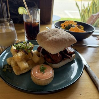Llama Restaurant - Chicharron sandwich and yucca fries - Peruvian Near Me - Saint Augustine, Florida