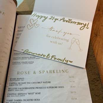 Ammatoli - Thank you card from Ammatoli and a Dine LA four‑course menu. - Mediterranean Near Me - Long Beach, California Ammatoli - Thank you card from Ammatoli and a Dine LA four‑course menu. - Mediterranean Near Me - Long Beach, California