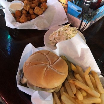 Little Woodrow's Bee Cave - Burger, slaw, fries, okra. - American Near Me - Bee Cave, Texas Little Woodrow's Bee Cave - Burger, slaw, fries, okra. - American Near Me - Bee Cave, Texas