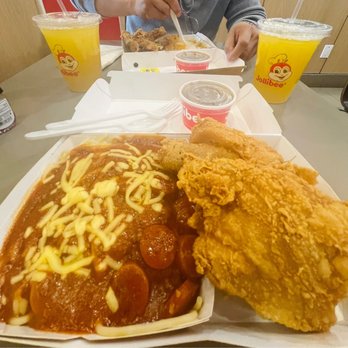 Jollibee - Chickenjoy Spaghetti - Fast Food Near Me - Panorama City, California