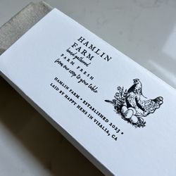 Bakersfield Rubber Stamp - Custom egg carton stamp
