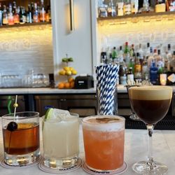 Drinks at the bar