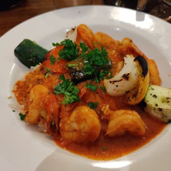 Tabule Middle Eastern Cuisine - Garlic shrimp entree. Good but not worth the ~30% tip that I was not made aware of - Middle Eastern Near Me - Toronto, Ontario Tabule Middle Eastern Cuisine - Garlic shrimp entree. Good but not worth the ~30% tip that I was not made aware of - Middle Eastern Near Me - Toronto, Ontario