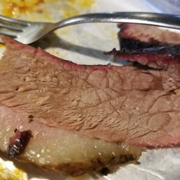 Even the camera picked up how dry this brisket is Even the camera picked up how dry this brisket is
