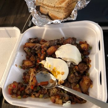 Eggscellent - Carne Asada Hash. Rye toast. - Breakfast & Brunch Near Me - Las Vegas, Nevada Eggscellent - Carne Asada Hash. Rye toast. - Breakfast & Brunch Near Me - Las Vegas, Nevada